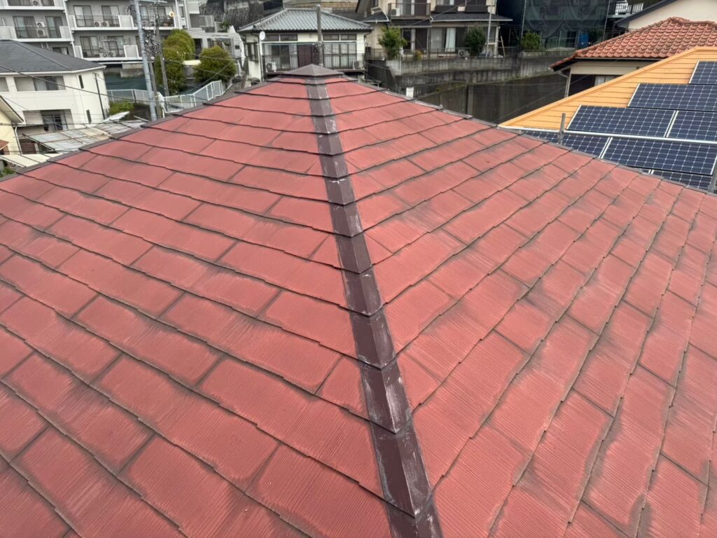 横浜市港北区にて雨漏り修理・屋根葺き替え工事〈スーパーガルテクト〉 施工後